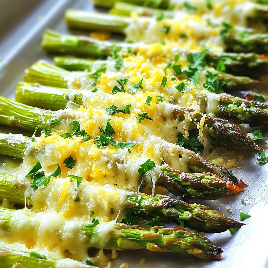 Roasted Garlic Parmesan Asparagus Flavorful Side Dish