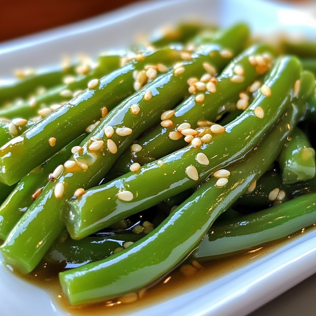 Honey Garlic Green Beans Flavorful Side Dish Recipe