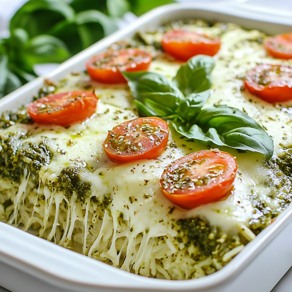 Creamy Pesto Chicken and Rice Bake Delightful Meal