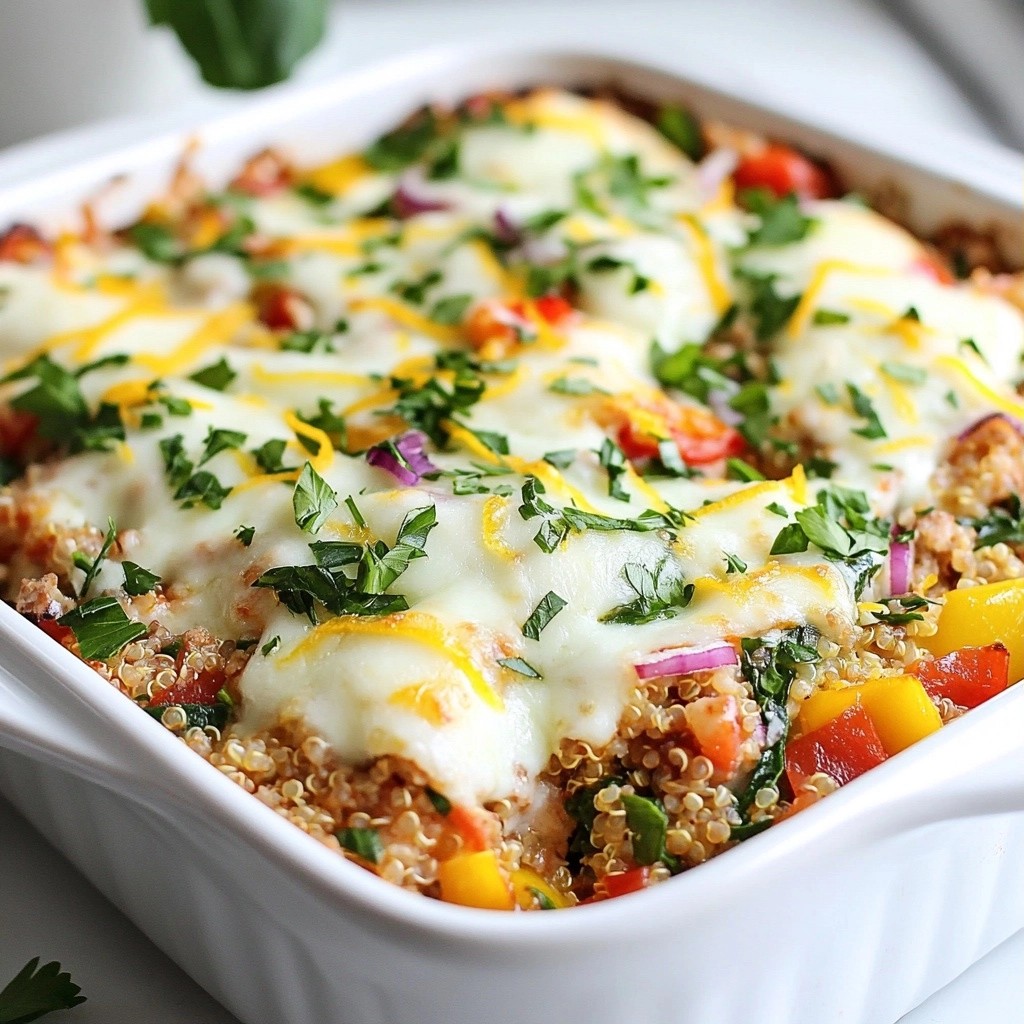 Zesty Lemon Herb Turkey and Quinoa Bake Delight