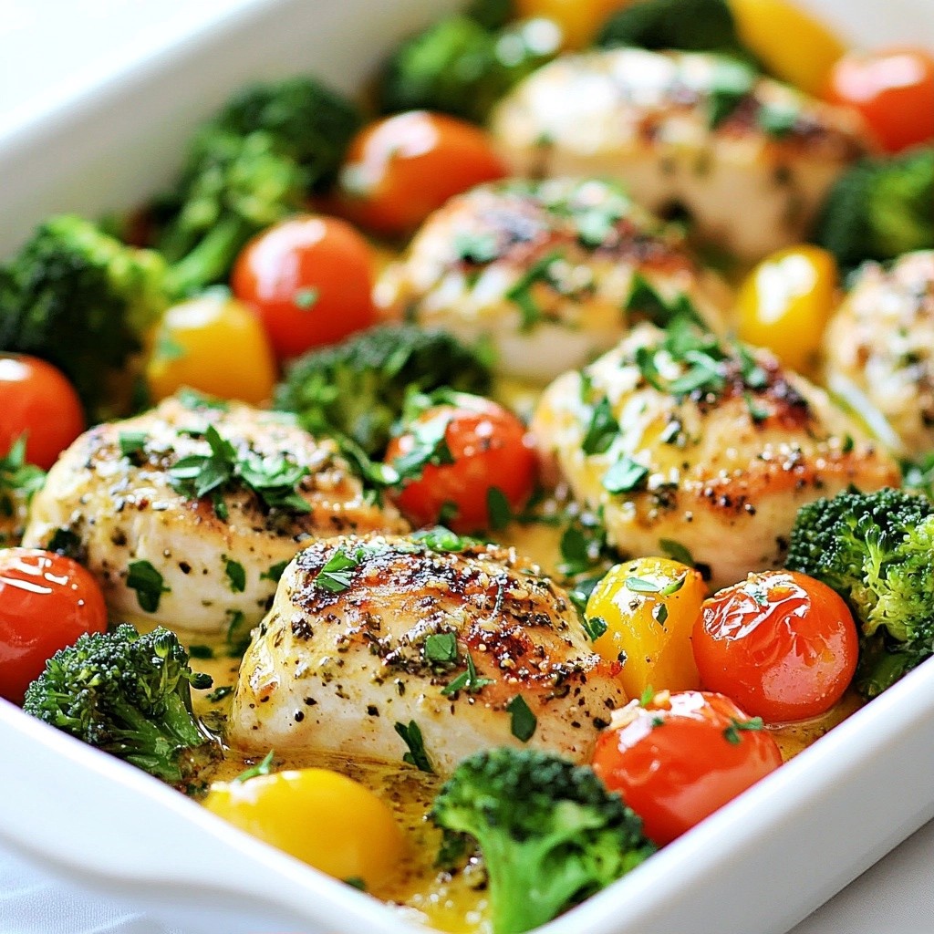 Herbed Chicken and Broccoli One-Dish Delight Recipe