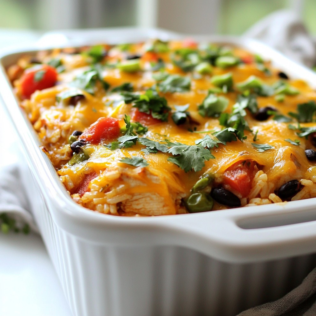 Spicy Chicken and Rice Casserole Bake Delight