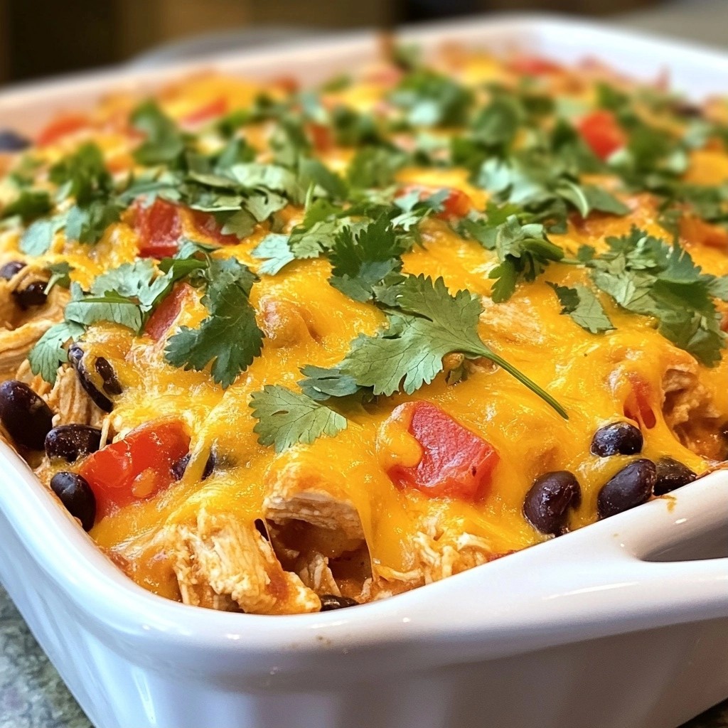 Smoky Chicken and Bean Casserole Bake Delightful Meal