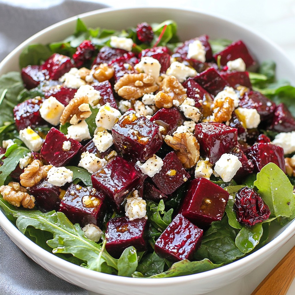Honey Roasted Beet Salad Flavorful and Healthy Delight