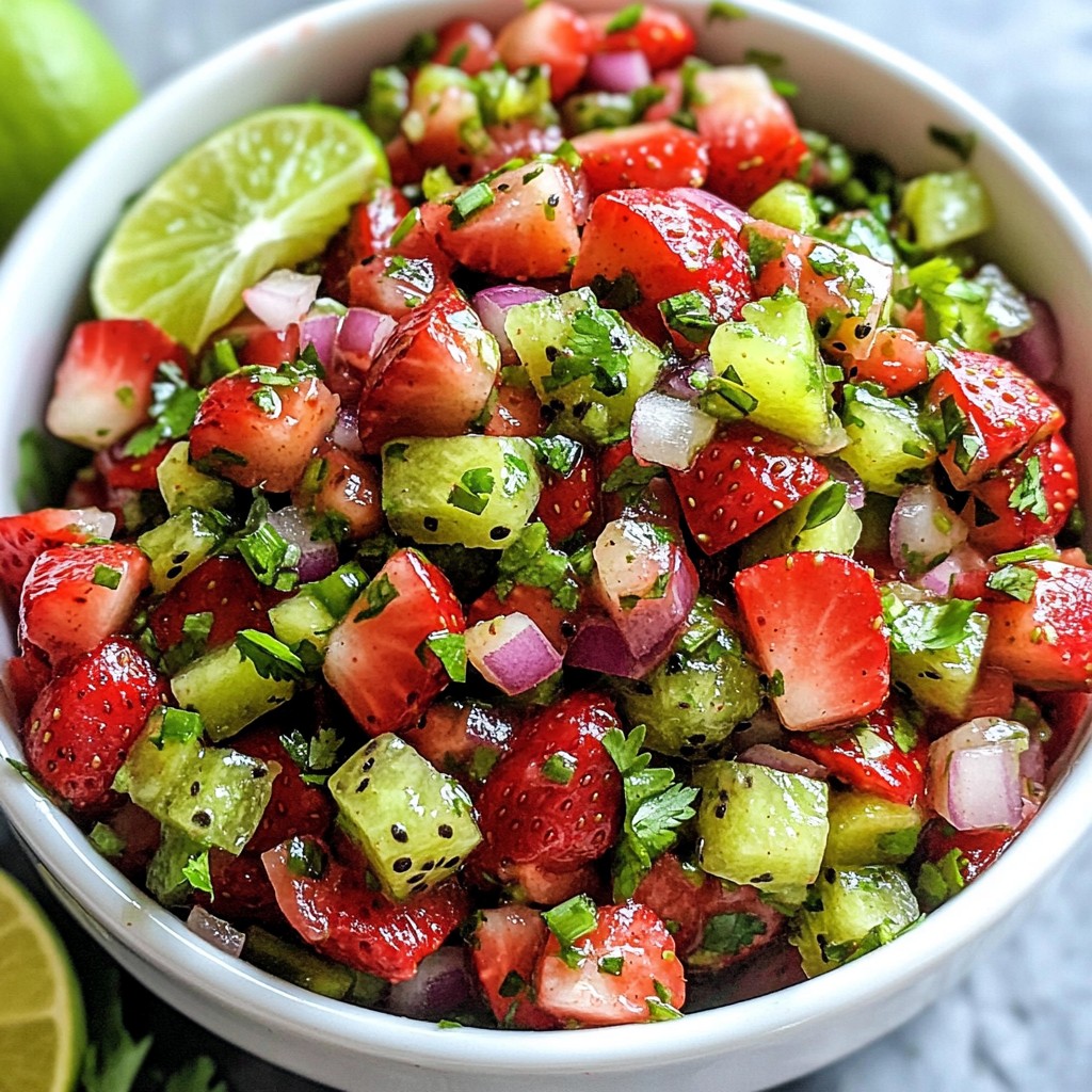 Strawberry Kiwi Salsa Fresh and Flavorful Delight
