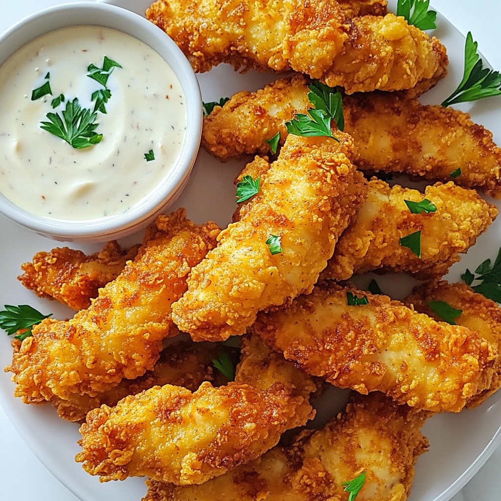 Buttermilk Fried Chicken Tenders Crispy and Juicy Delight