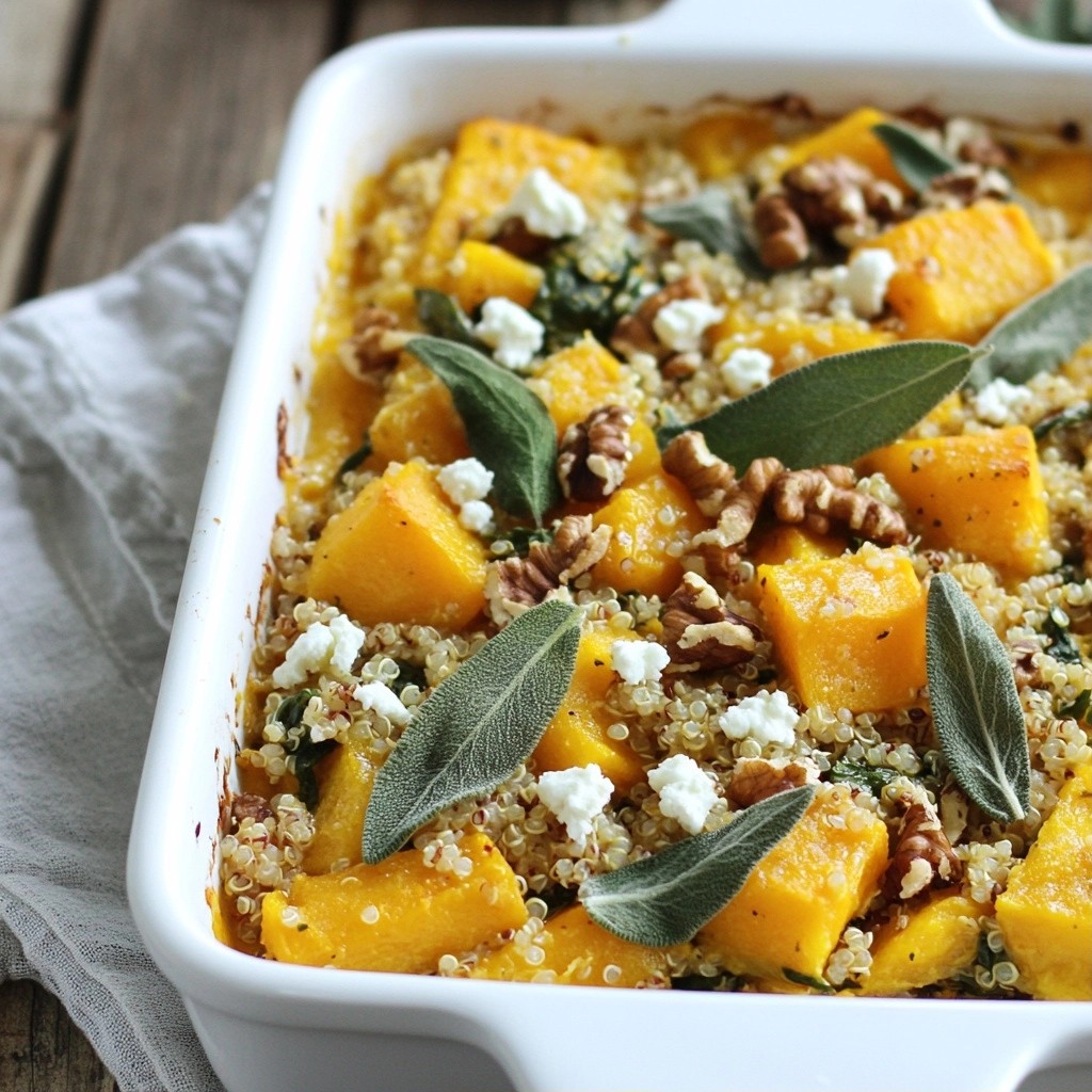 Festive Butternut Squash and Sage Casserole Delight