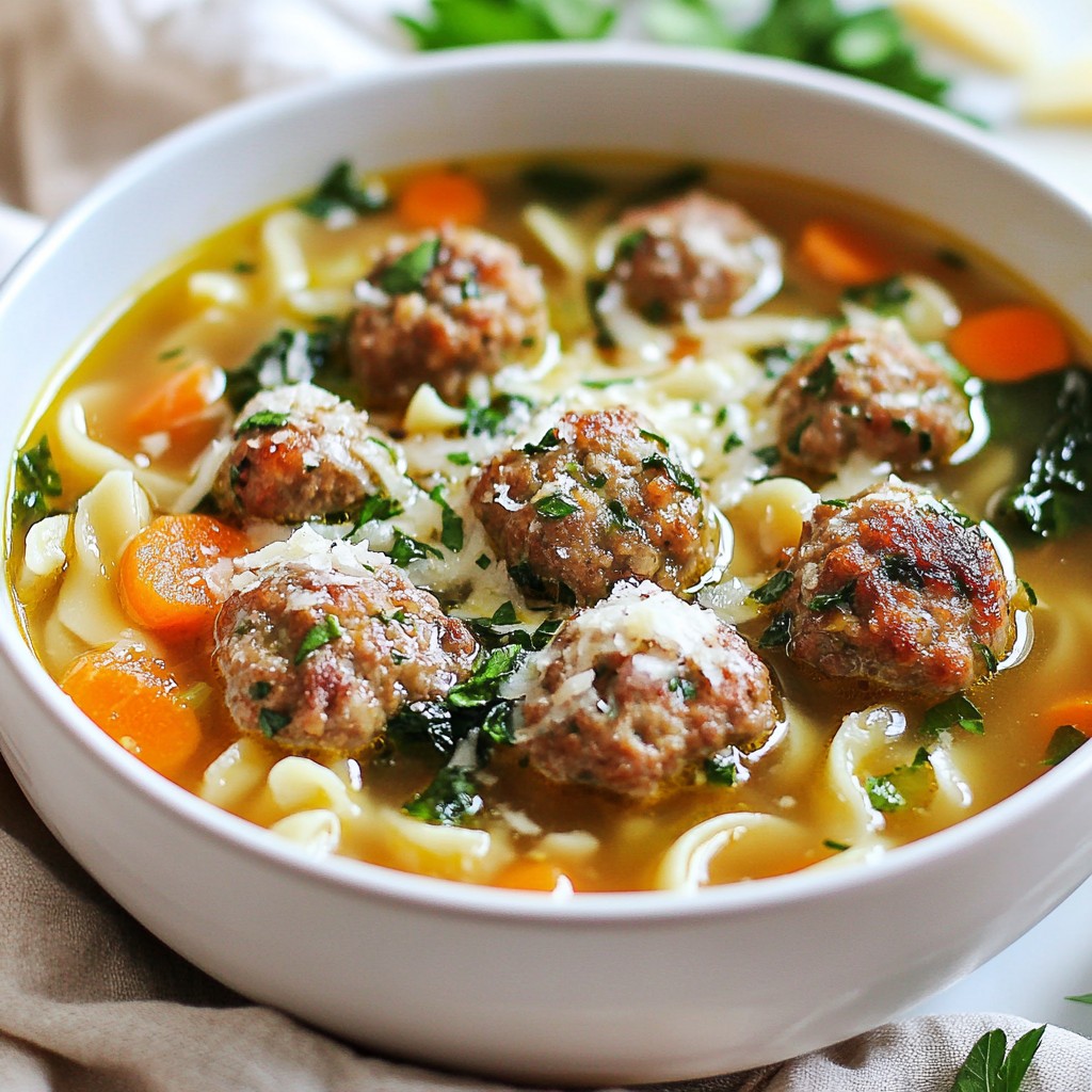 Classic Italian Wedding Soup Flavorful and Satisfying