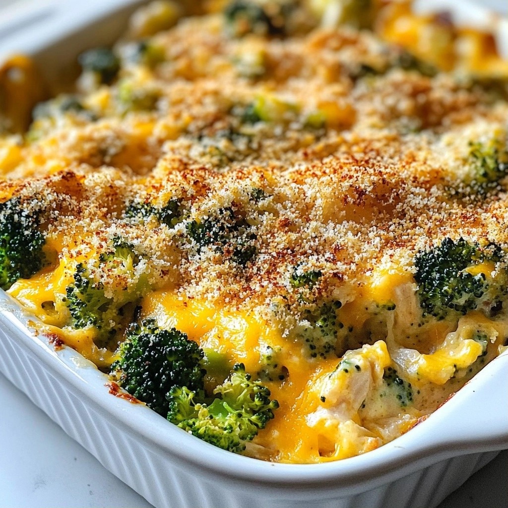 Savory Chicken and Broccoli Cheese Bake Delight