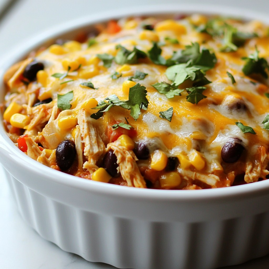 Hearty One-Dish Chicken and Bean Casserole Recipe