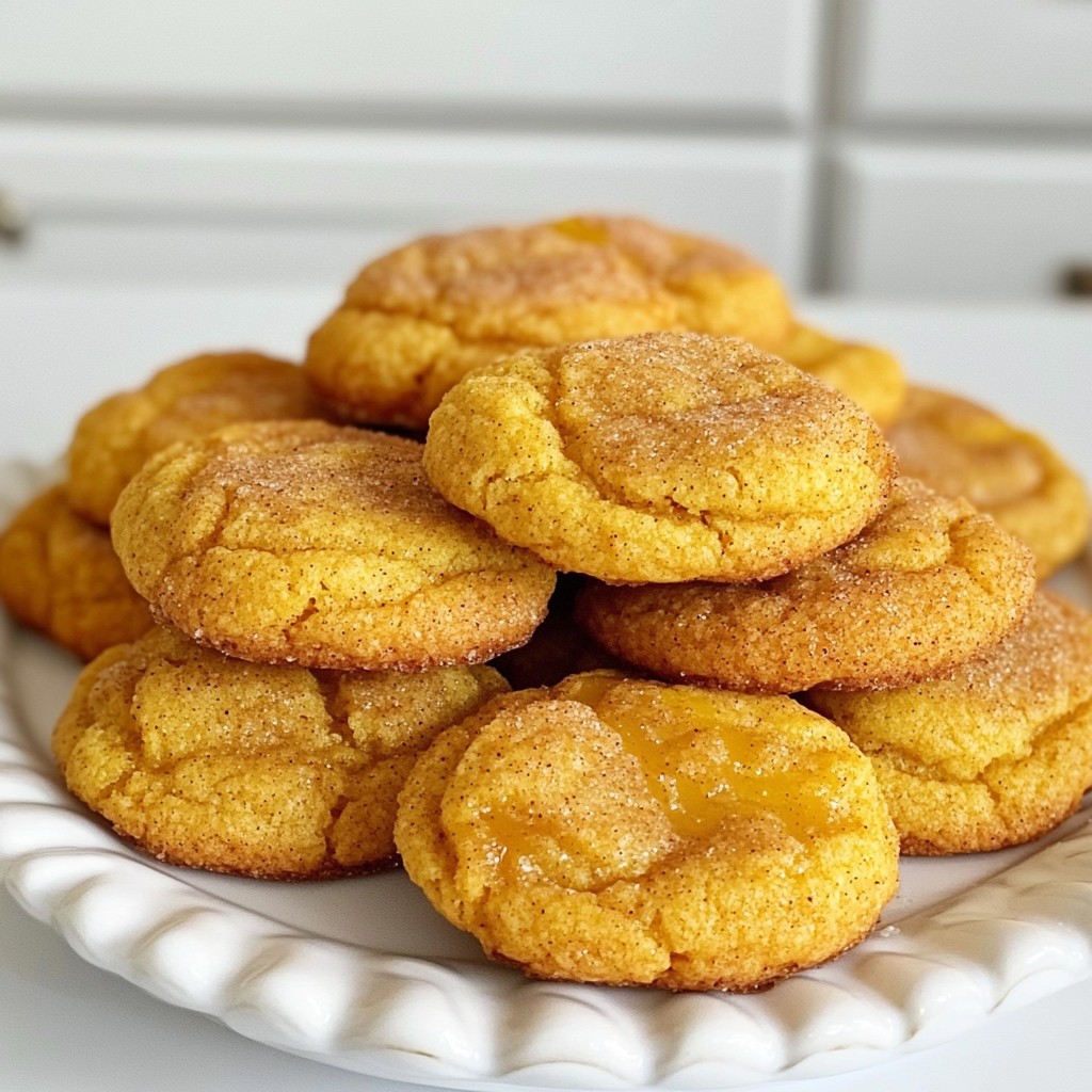 Caramel Pumpkin Snickerdoodles Savory Fall Treat