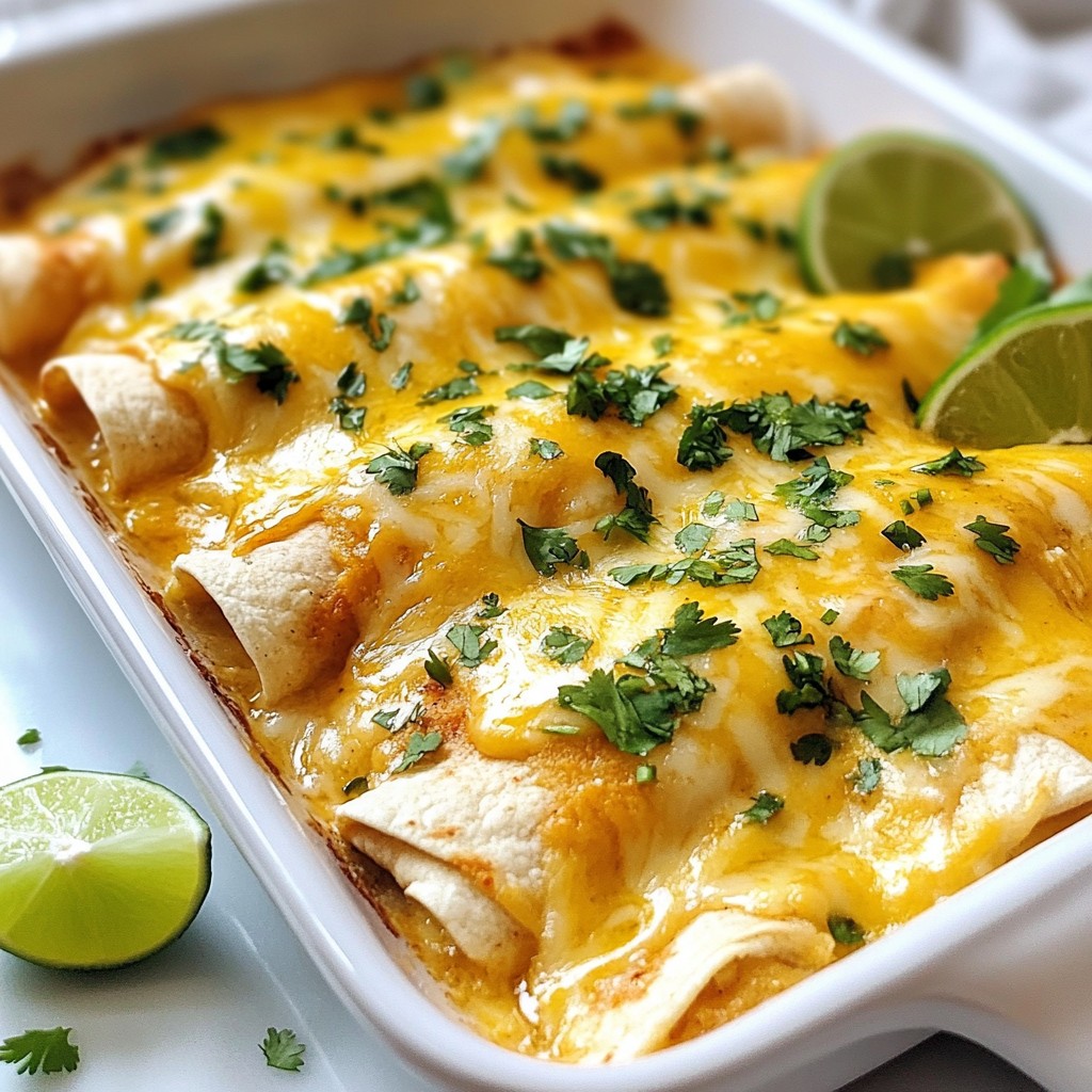 Honey Lime Chicken Enchiladas Easy and Flavorful Meal
