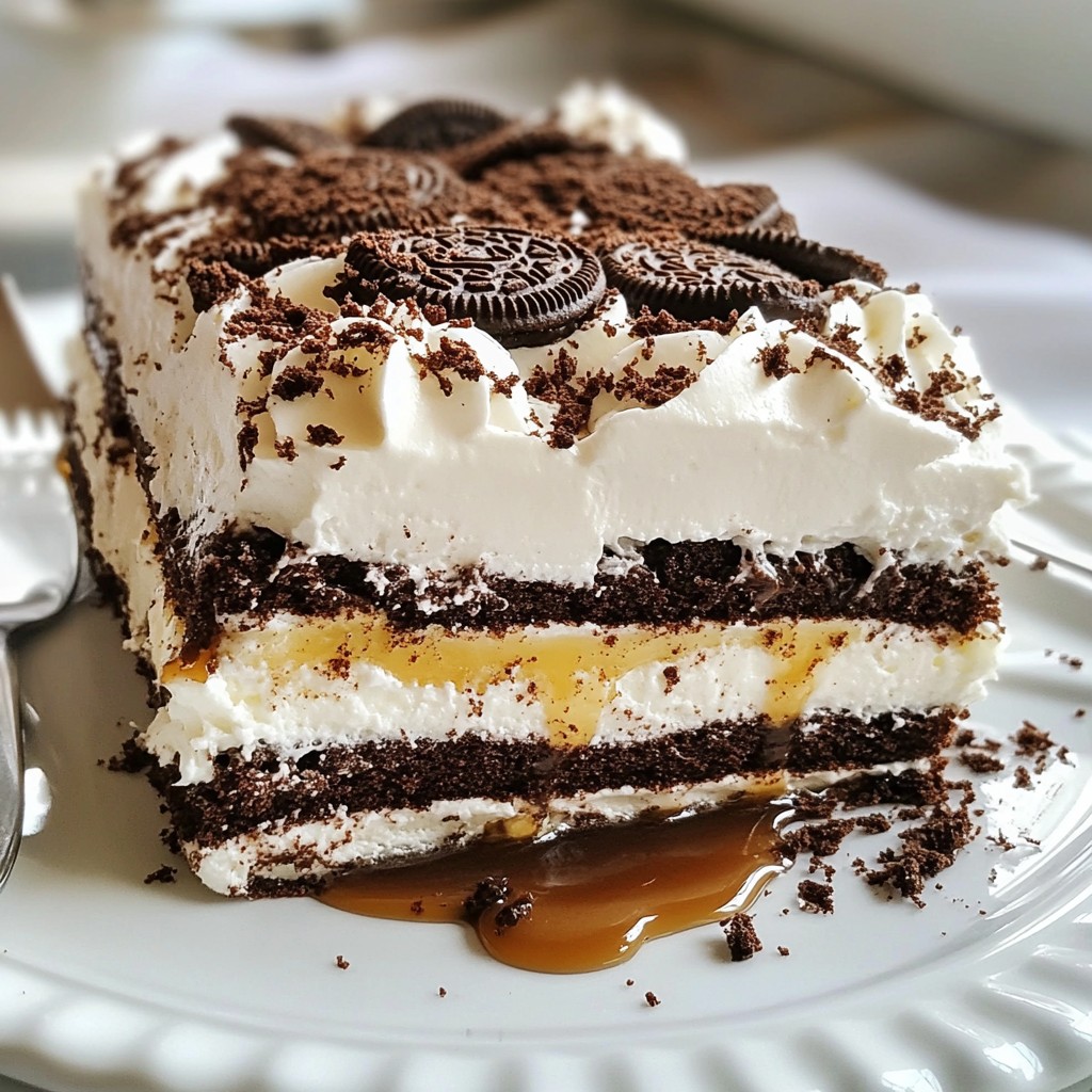 Mocha Oreo Icebox Cake Delightful and Easy Recipe