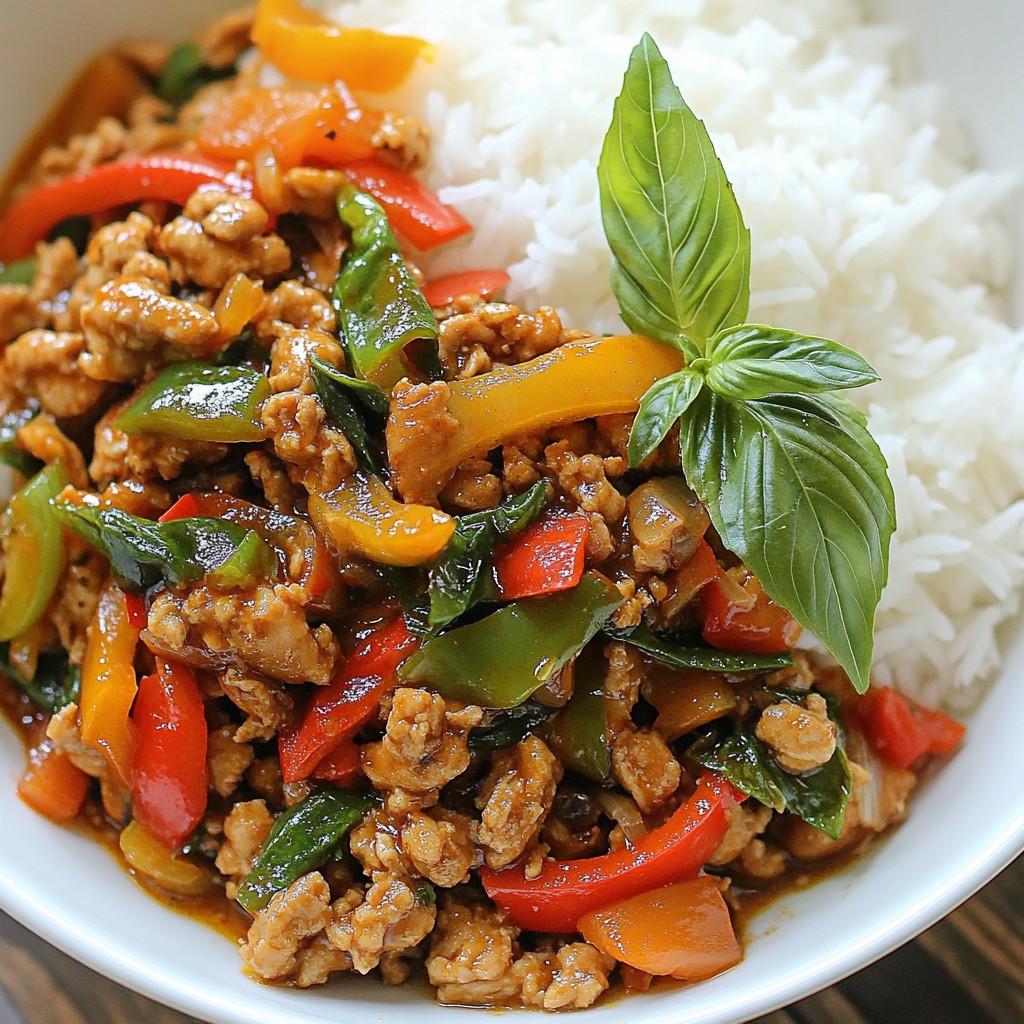 Thai Basil Chicken Stir Fry Flavorful and Fun Meal