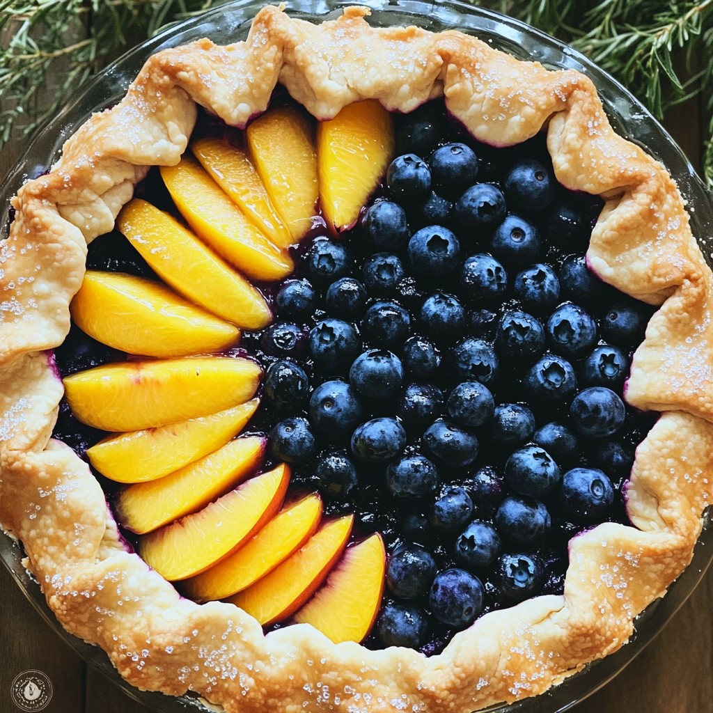 Blueberry Peach Galette Irresistible Summer Treat