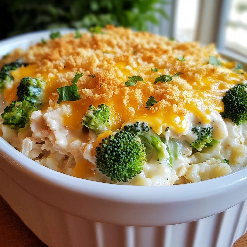 Creamy Broccoli and Chicken Hotdish Delightful Meal