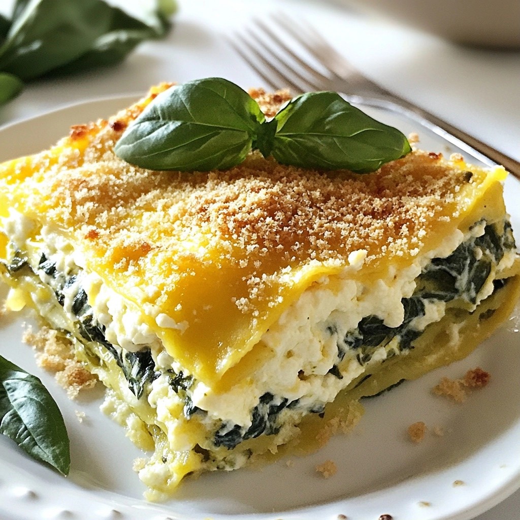 Creamy Spinach and Ricotta Cheese Casserole Delight