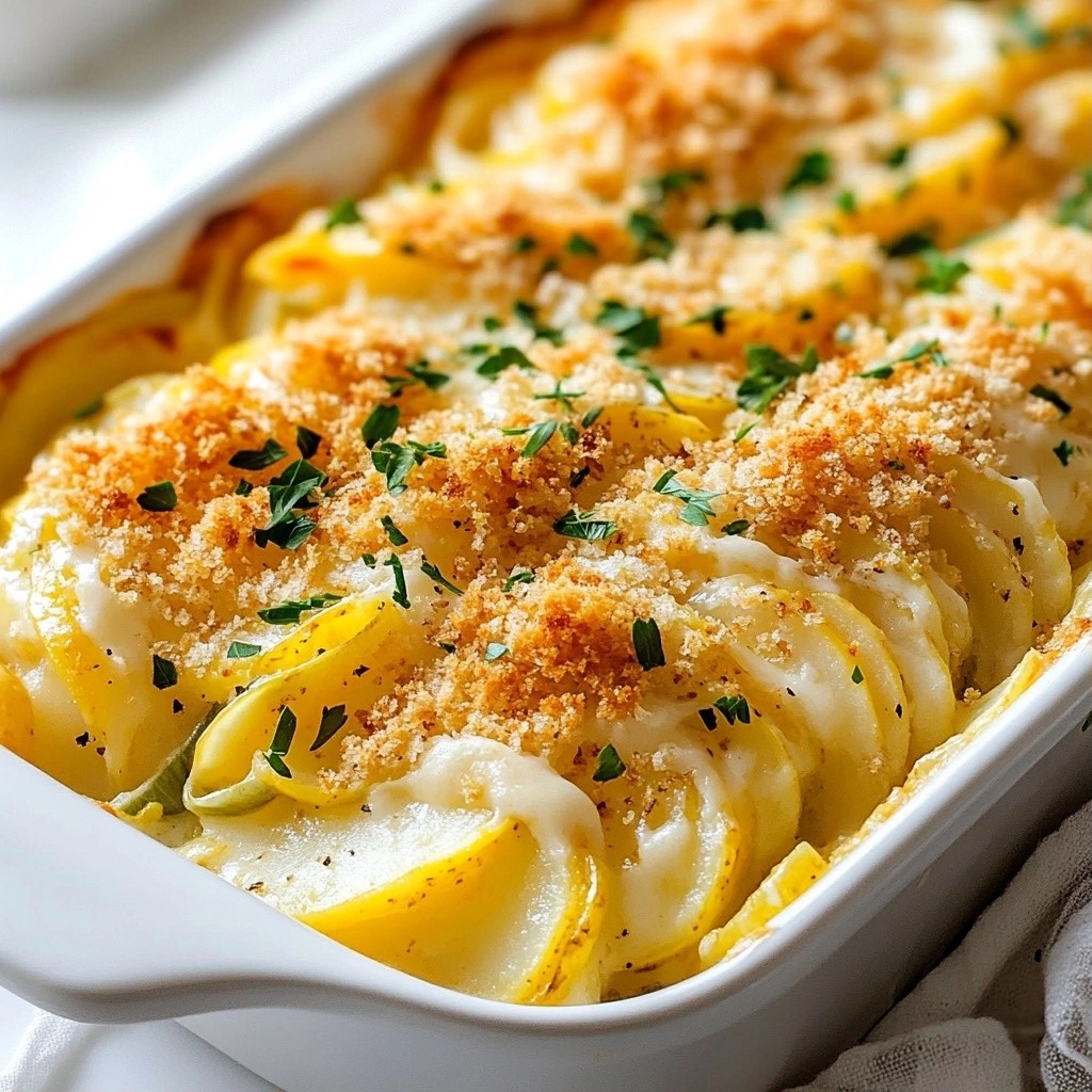 Cheesy Potato and Leek Casserole Comfort Food Delight