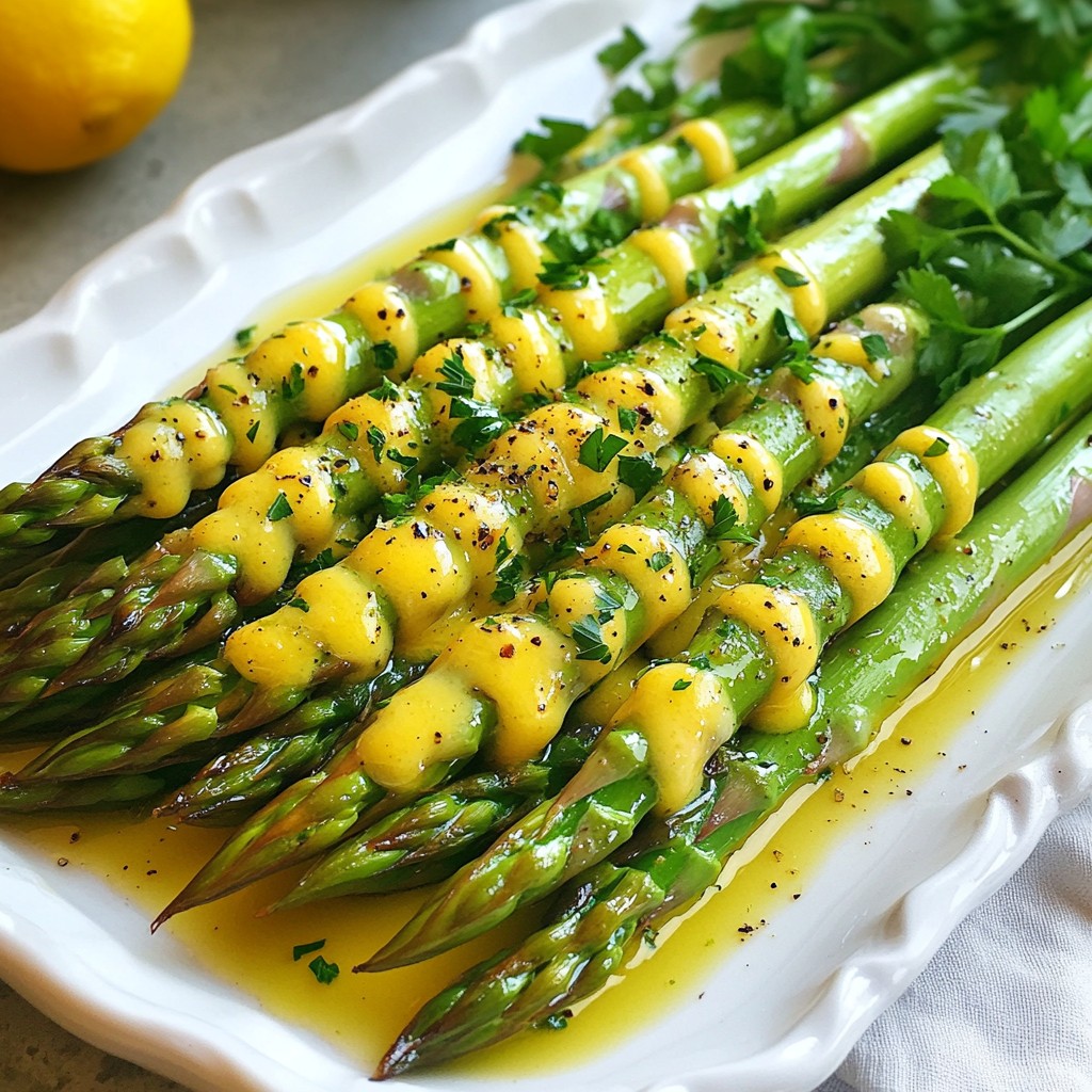 Lemon Garlic Butter Asparagus Delightfully Simple Dish