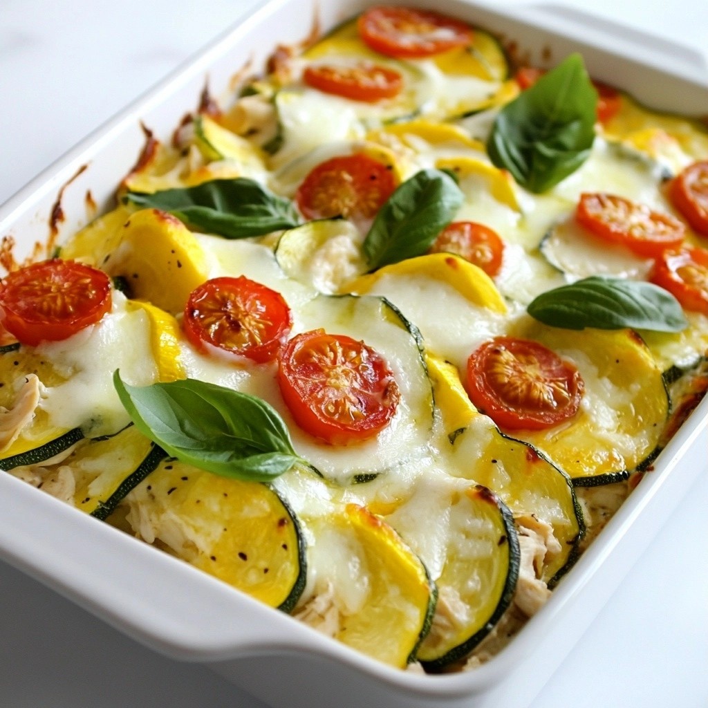 Creamy Baked Zucchini and Chicken Casserole Delight