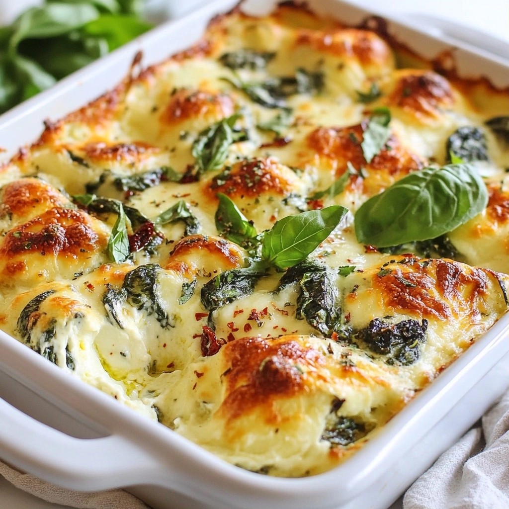 Creamy Spinach and Sun-Dried Tomato Bake Delight
