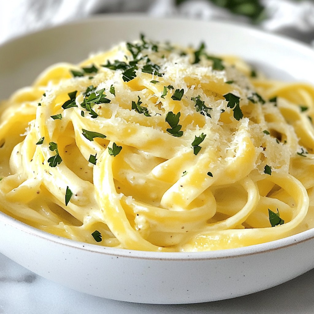 Creamy Cauliflower Alfredo Savory and Simple Delight