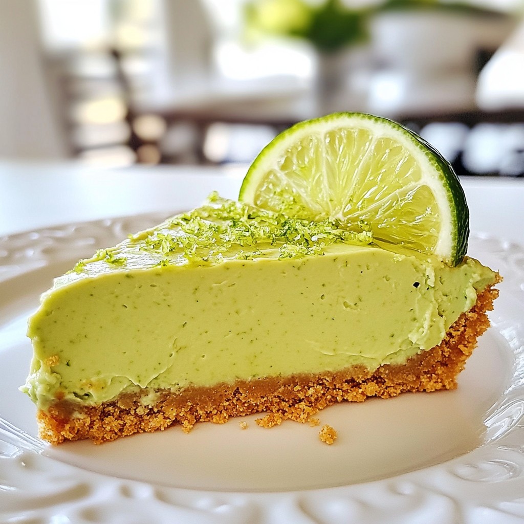 Avocado Lime Cheesecake Irresistible Creamy Delight