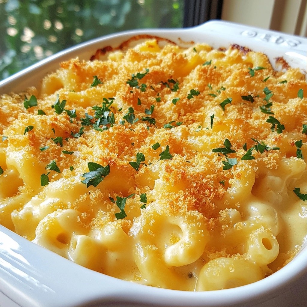 Rich Mac and Cheese Casserole Delight Creamy Comfort