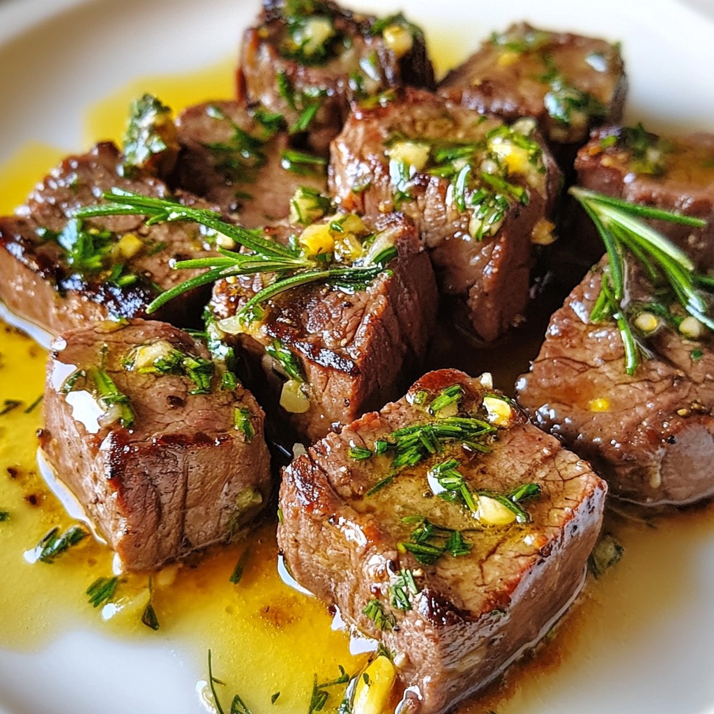 Garlic Butter Herb Steak Bites Flavorful Dinner Idea