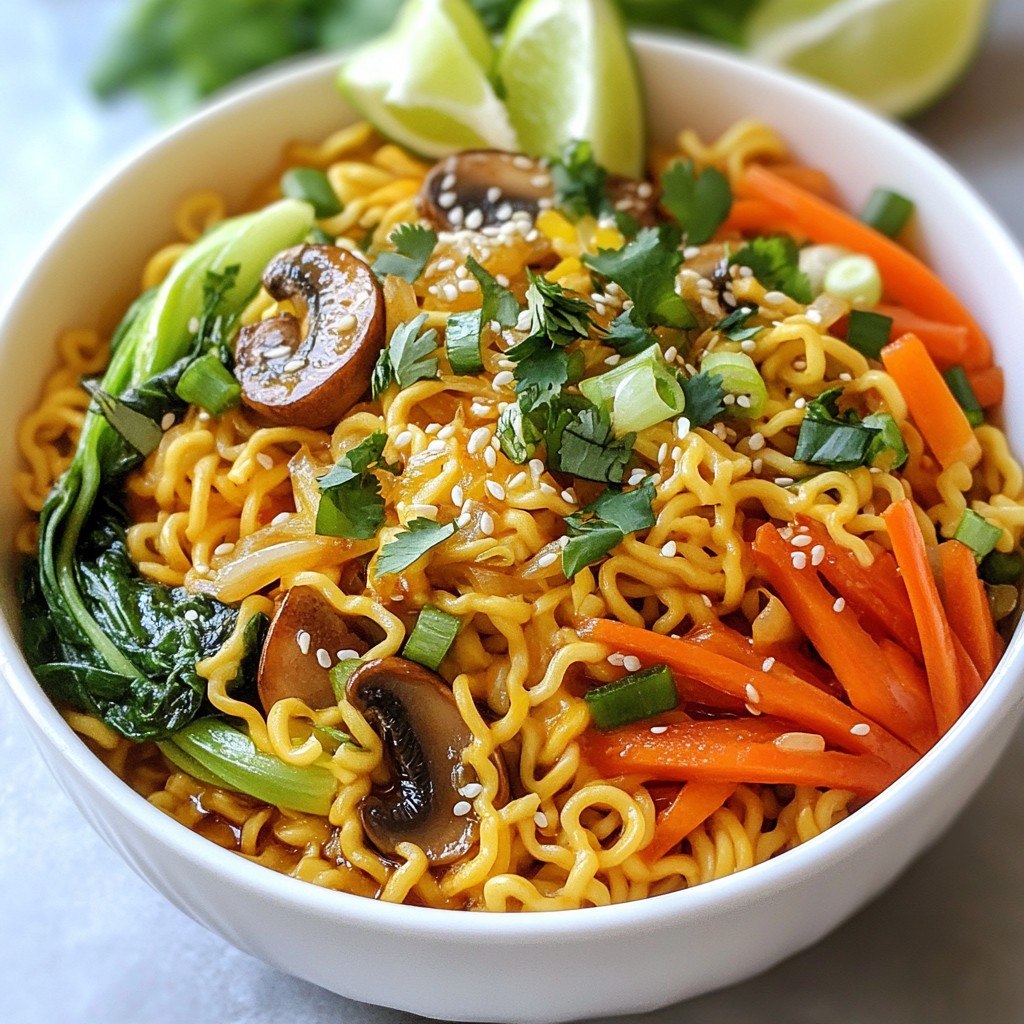 Vegan Spicy Ramen Noodles Bold and Flavorful Delight