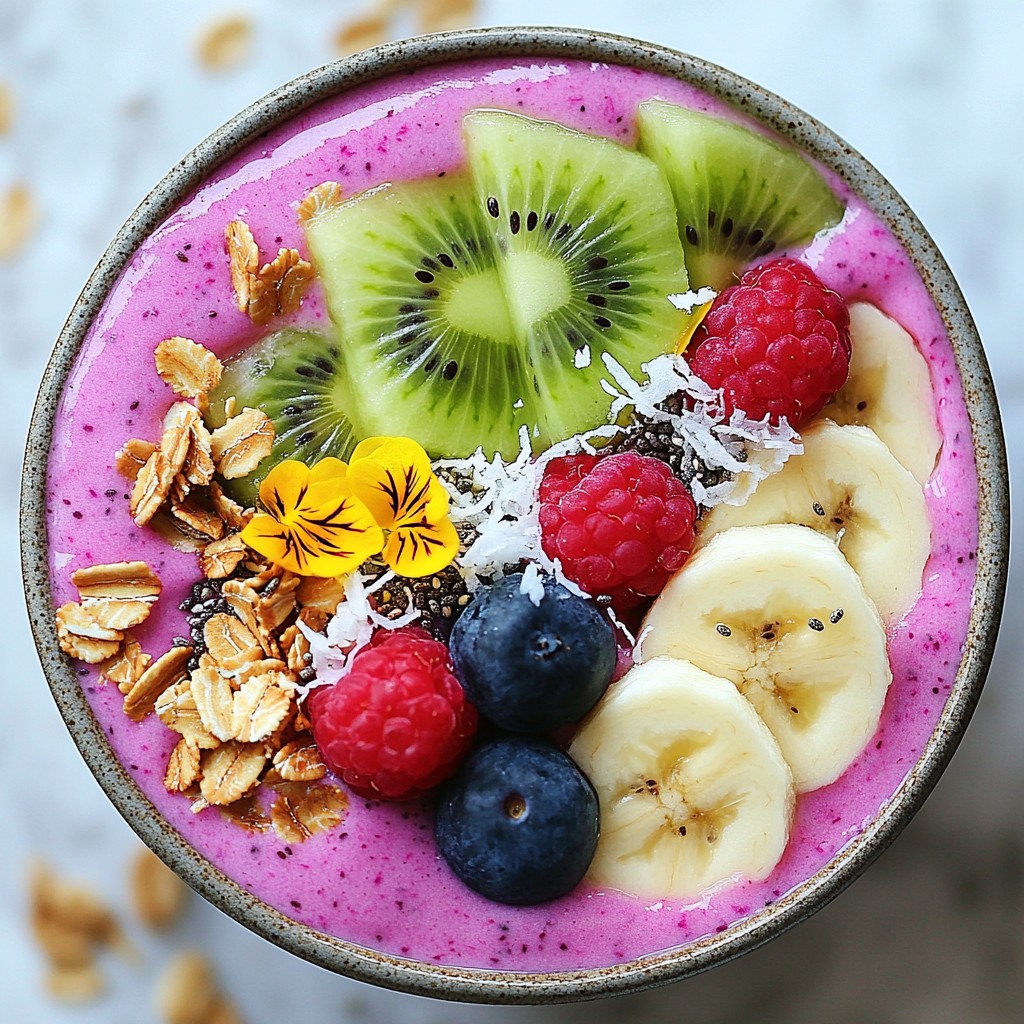Dragon Fruit Smoothie Bowl Delicious and Nutritious Meals