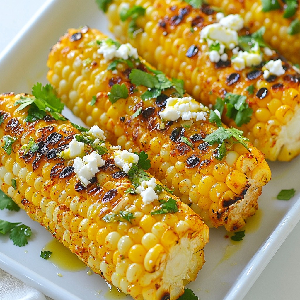 Chili Lime Grilled Corn Hot and Zesty Flavor Boost