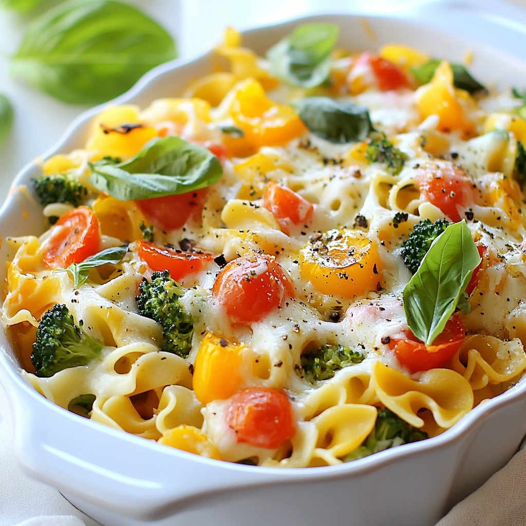 Quick Vegetable and Noodle Hotdish Simple Recipe