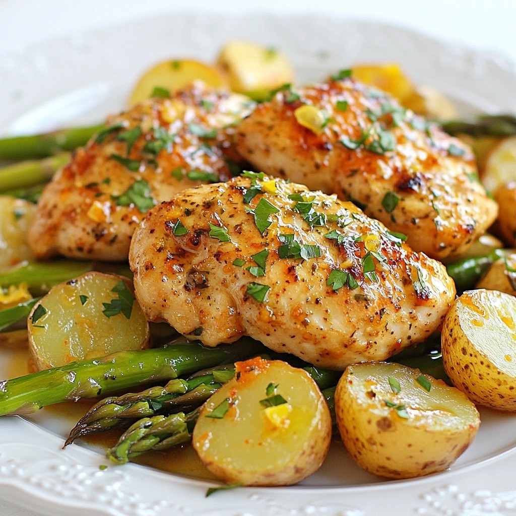 Flavorful Chicken and Asparagus One-Dish Dinner Delight