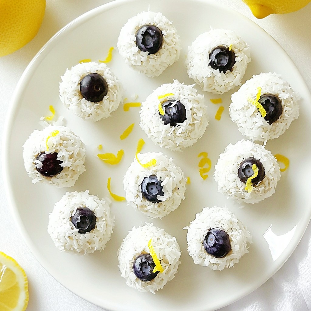 Lemon Blueberry Energy Bites Tasty and Nutritious Snack