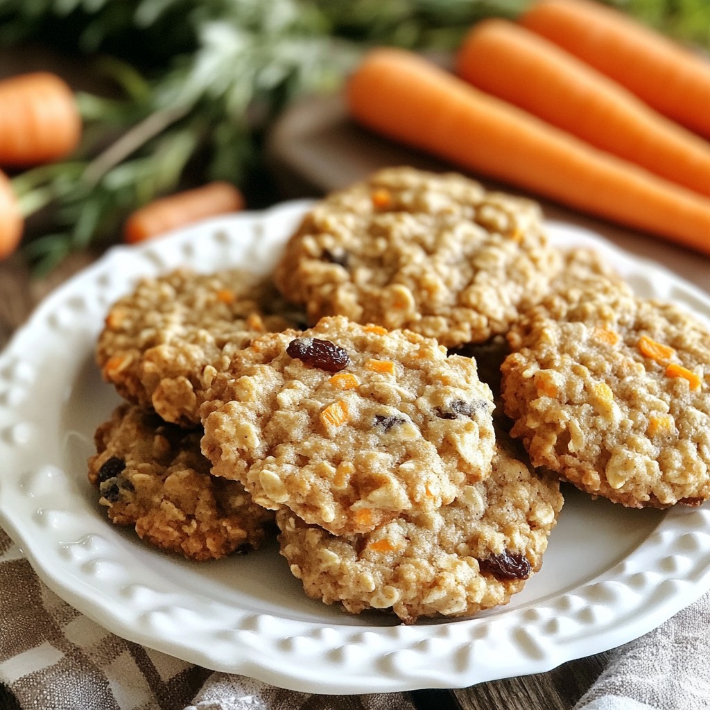 Carrot Cake Oatmeal Cookies Tasty and Simple Recipe
