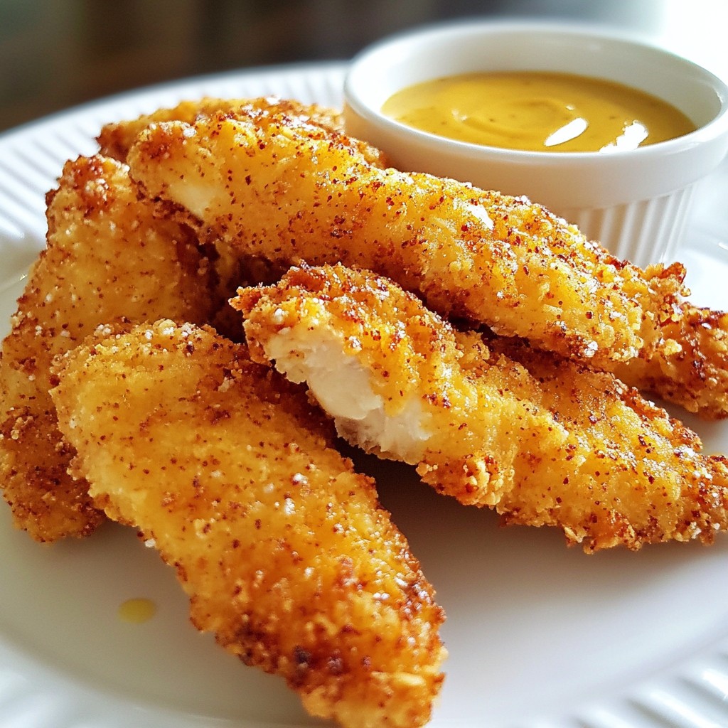 Pretzel Crusted Chicken Strips Crunchy and Tasty Meal