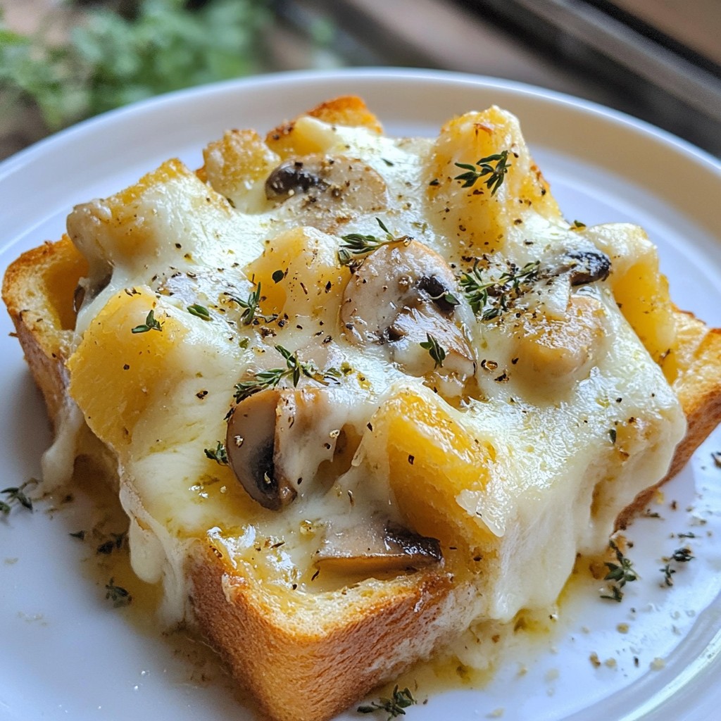 Savory Mushroom and Swiss Cheese Bake Delightful Meal