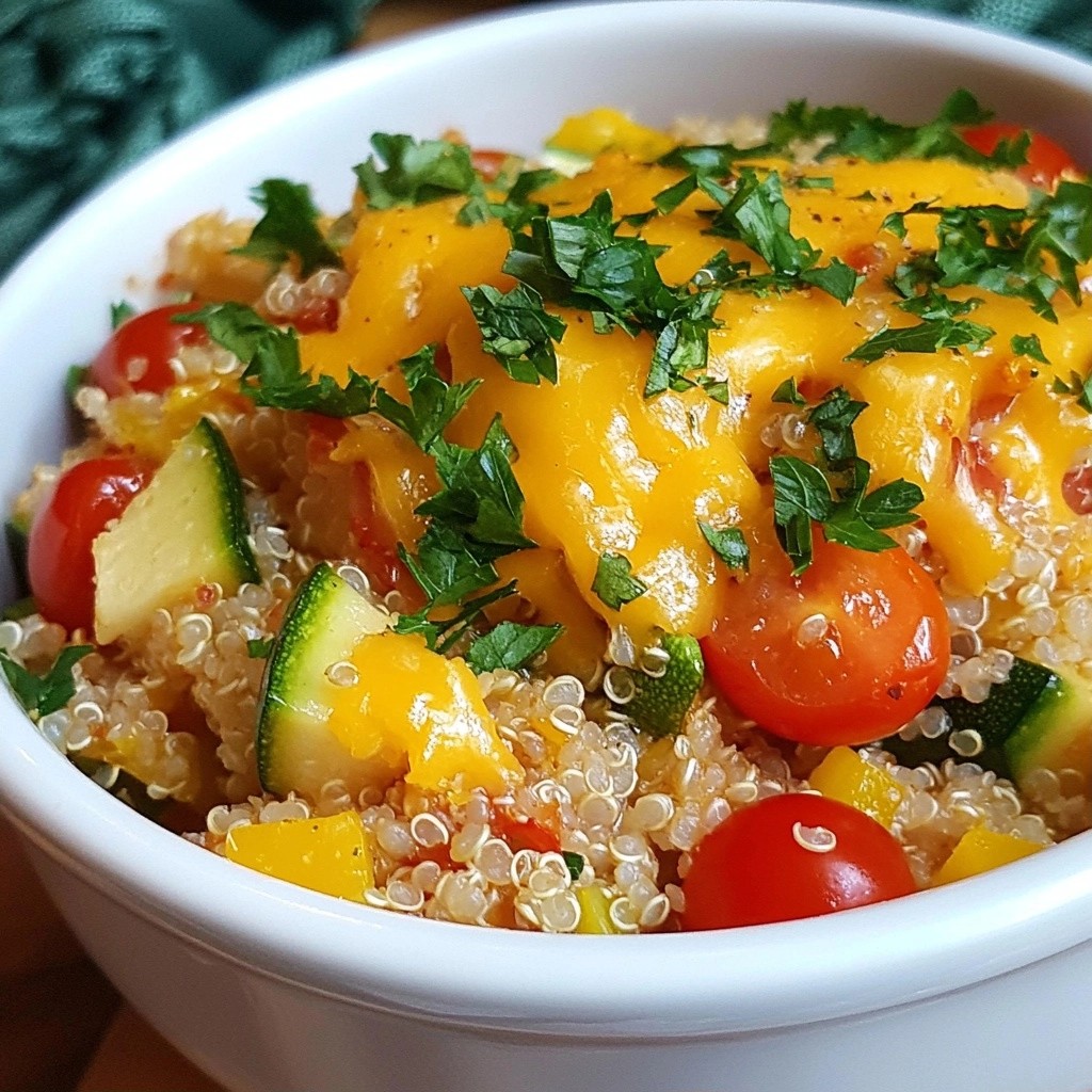 Zesty Quinoa and Vegetable Casserole Delight