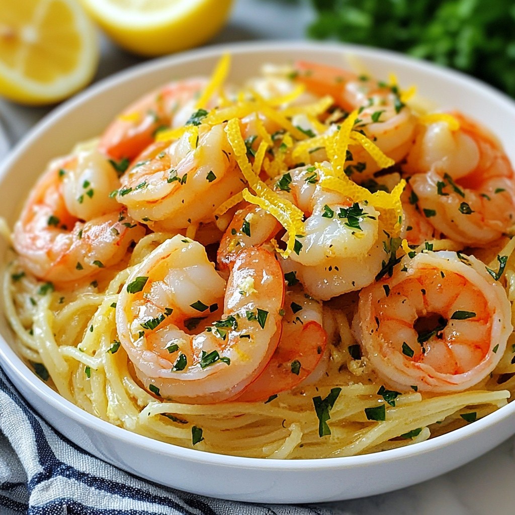 Garlic Butter Shrimp Scampi Quick and Tasty Meal