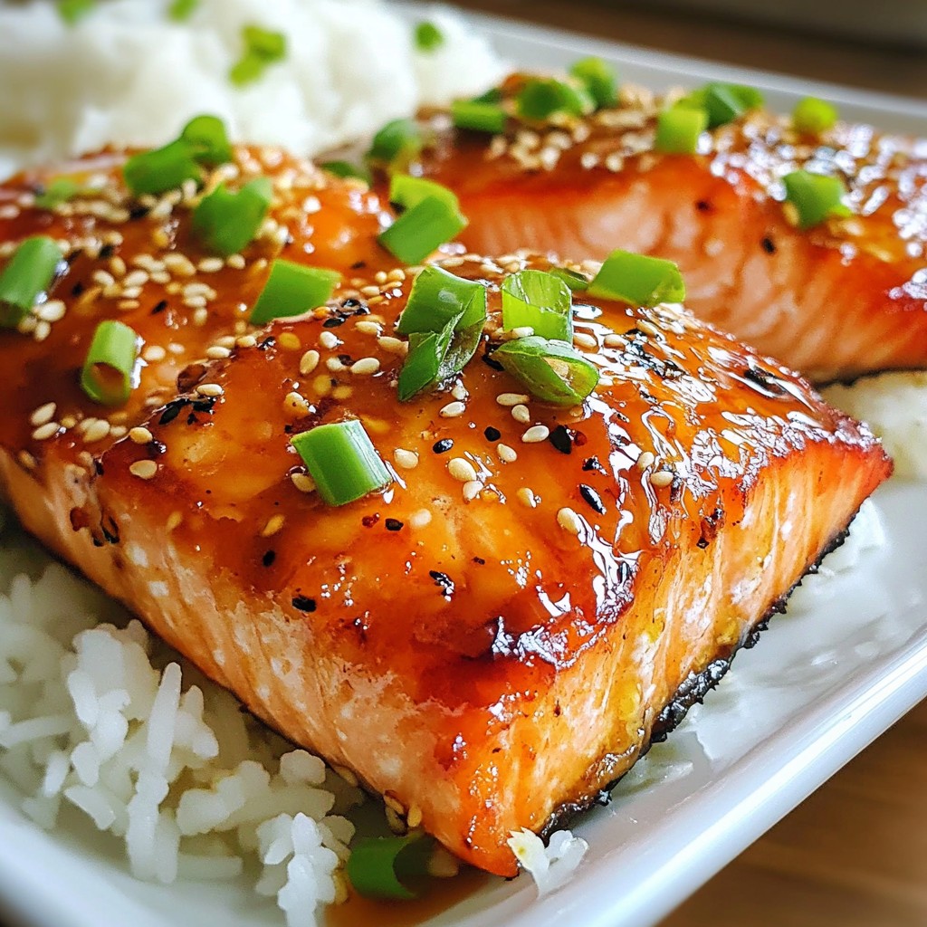 Honey Garlic Glazed Salmon Flavorful and Easy Recipe