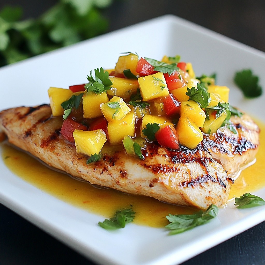 Sweet and Spicy Mango Chicken Delightful Meal Idea