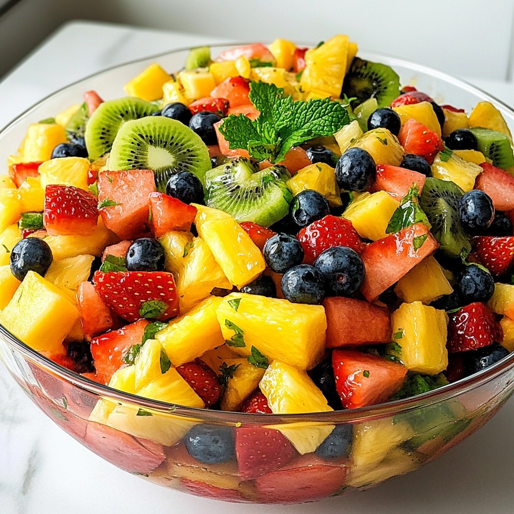Honey Lime Fruit Salad Fresh and Flavorful Delight