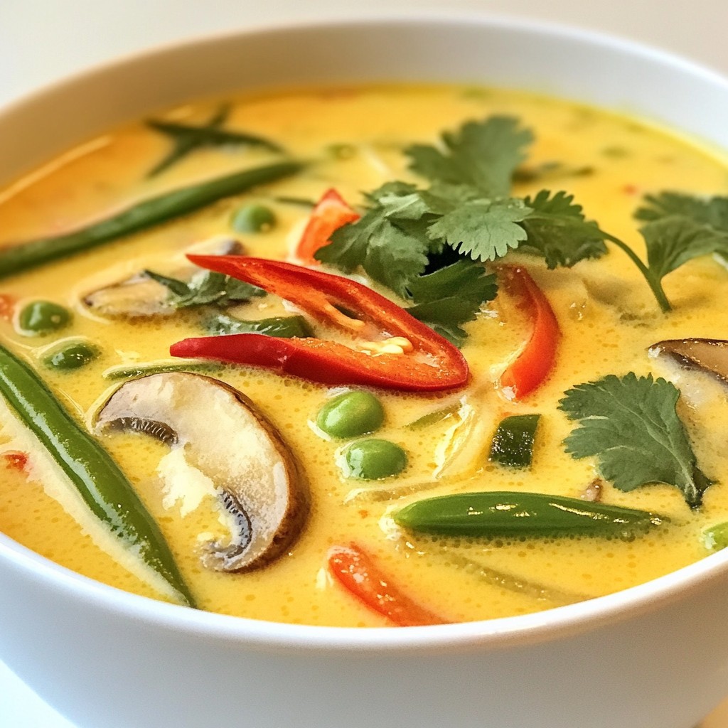 Spicy Thai Coconut Soup Flavorful and Easy Recipe