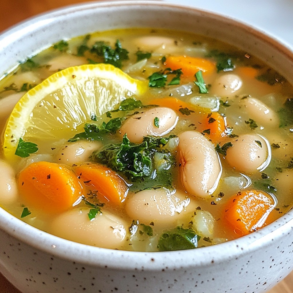 Tuscan White Bean Soup Flavorful and Simple Recipe