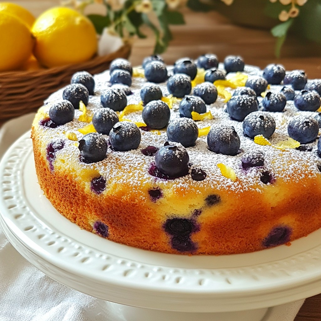 Blueberry Lemon Ricotta Cake Delightful and Easy Recipe