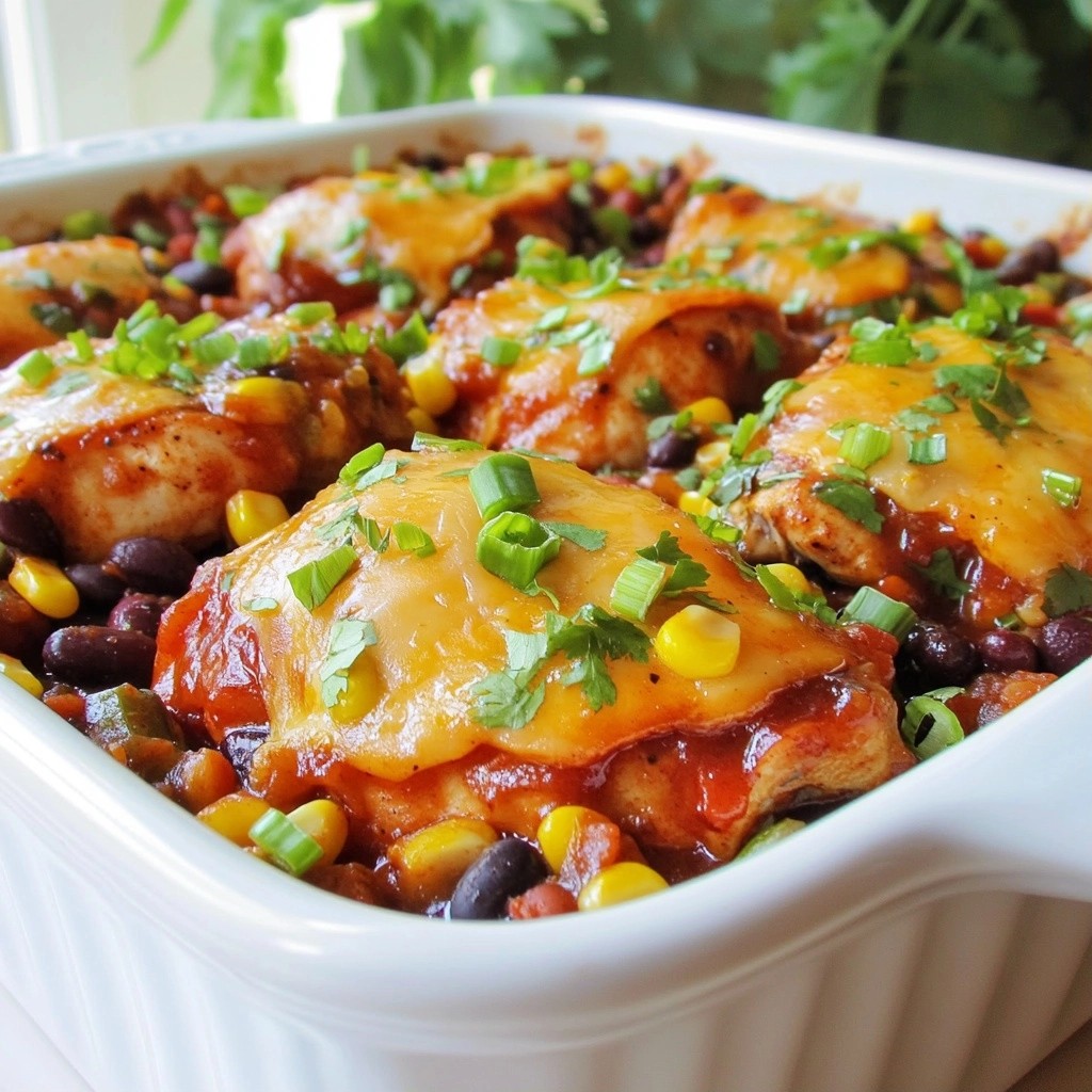 Hearty Barbecue Chicken and Bean Bake Delight