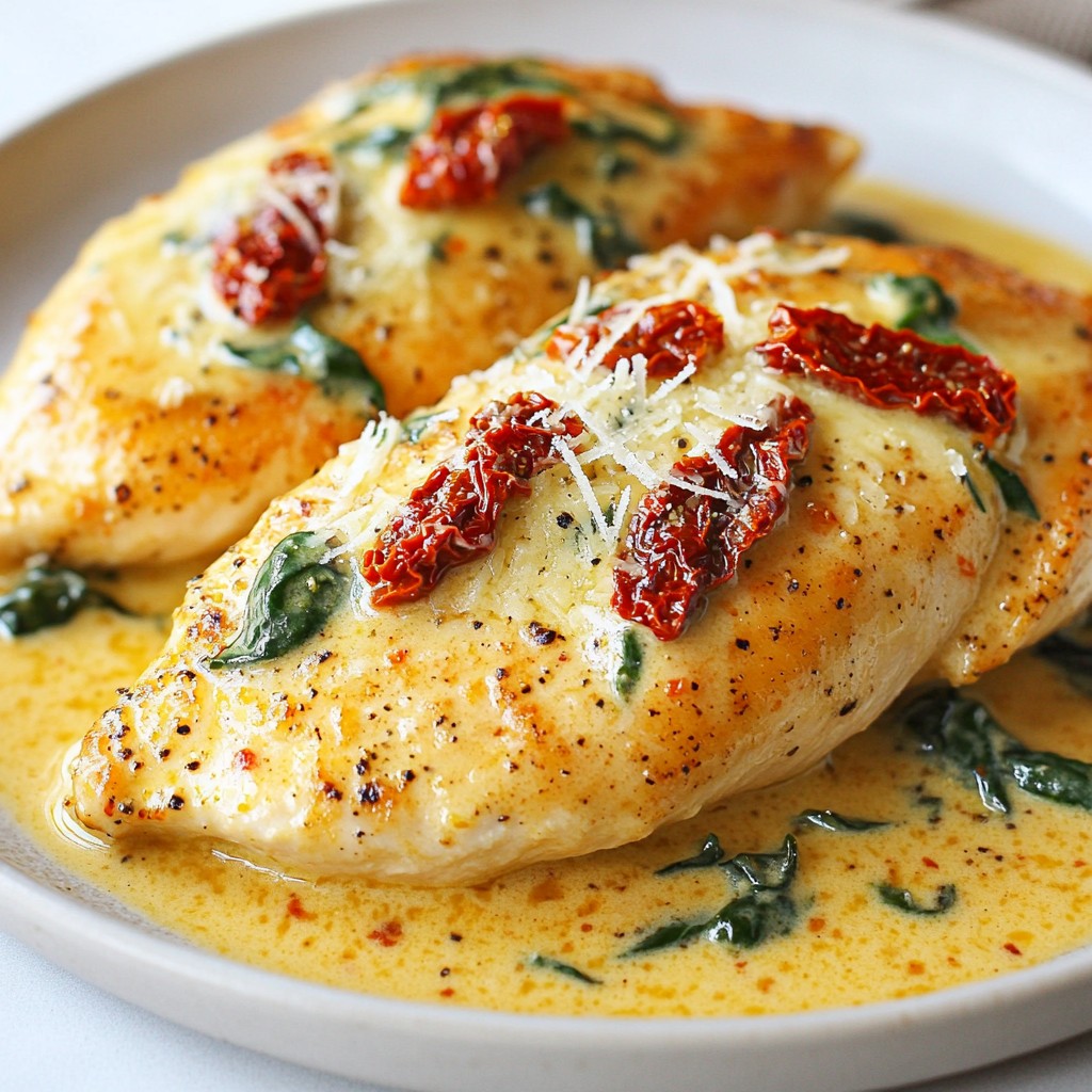 Creamy Sun-Dried Tomato Chicken Simple and Tasty Dish