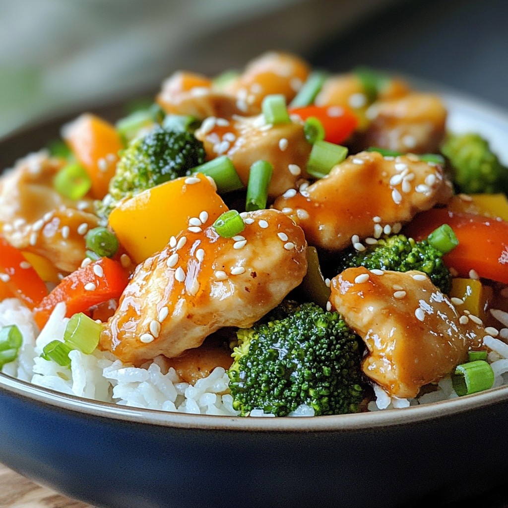Honey Garlic Chicken Stir Fry Flavorful and Quick Meal