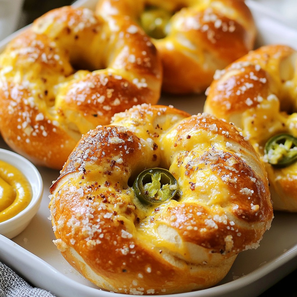Cheddar Jalapeño Stuffed Pretzels Flavorful Snack Joy